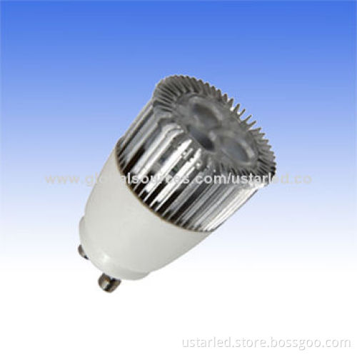 3x1W GU10-MR11 LED Bulbs, GU4.0, Small Size, Cree, Pure Aluminum, CE&RoHS, CRI>80, 2 Years Guarantee